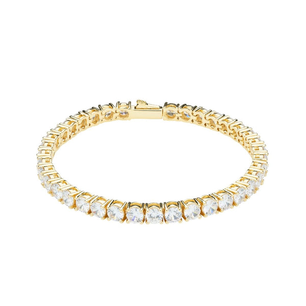 5mm Tennis Bracelet - Gold