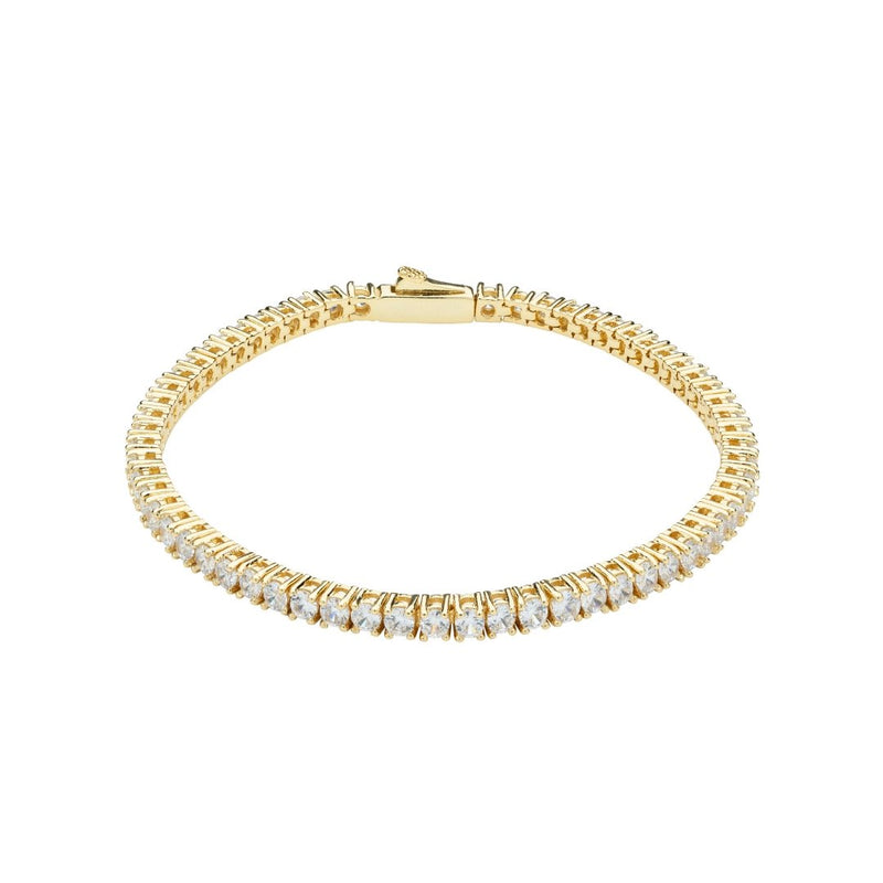 3mm Tennis Bracelet - Gold