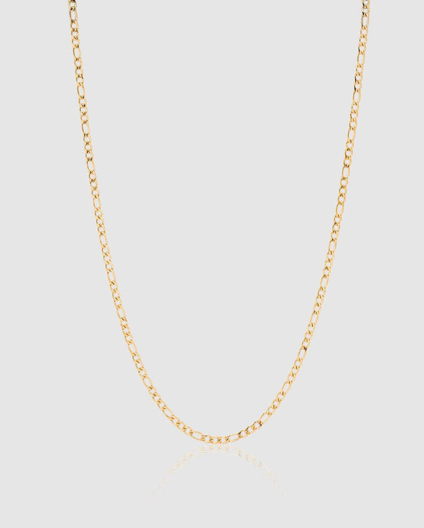 3mm Figaro Chain - Gold