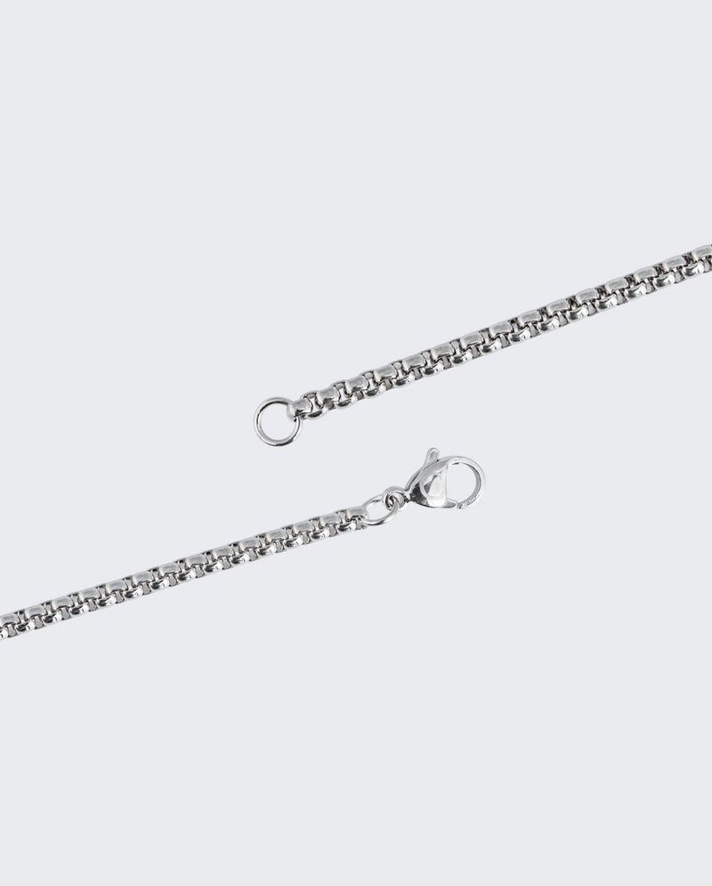 3mm Pearl Chain - White Gold