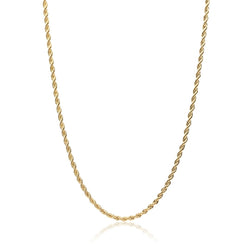 3mm Rope Chain - Gold