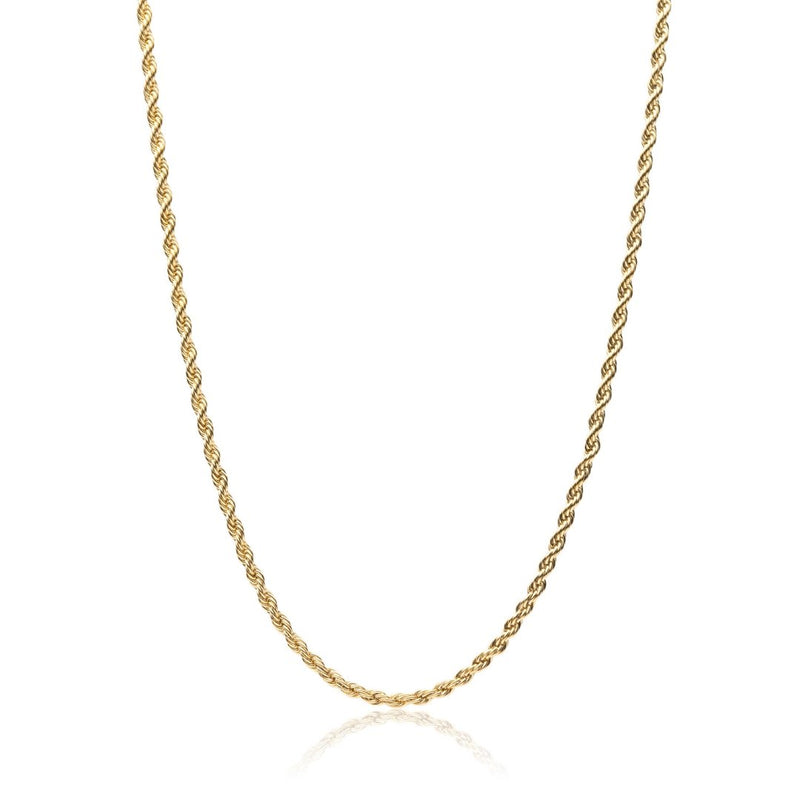 3mm Rope Chain - Gold