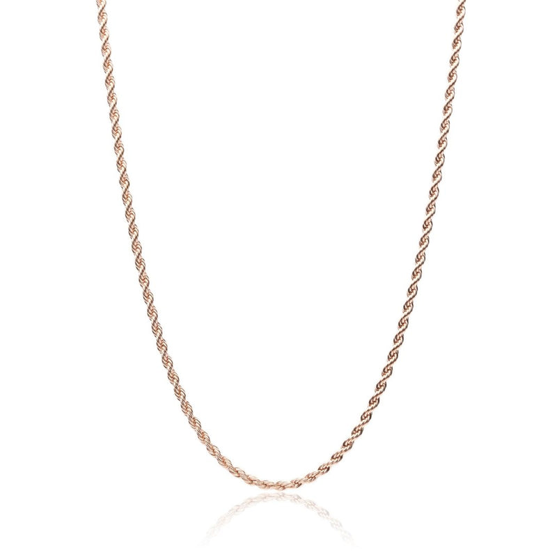 3mm Rope Chain - Rose Gold