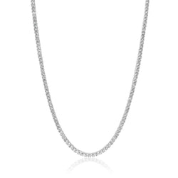 3mm Tennis Chain - White Gold