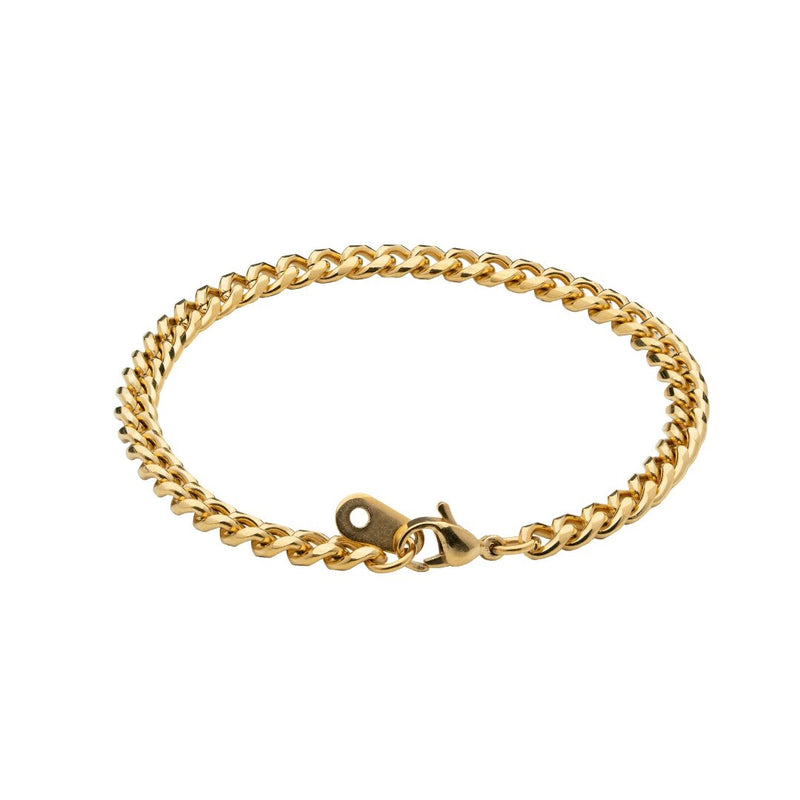 5mm Miami Cuban Link Bracelet - Gold