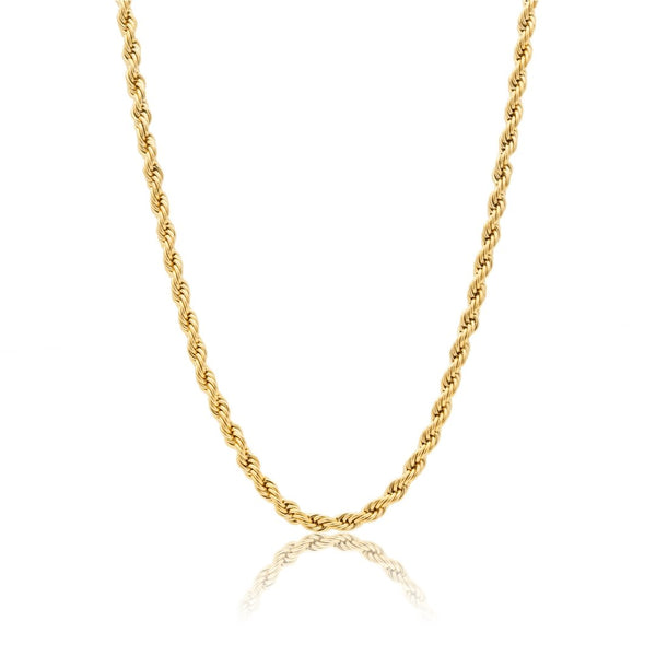 5mm Rope Chain - Gold