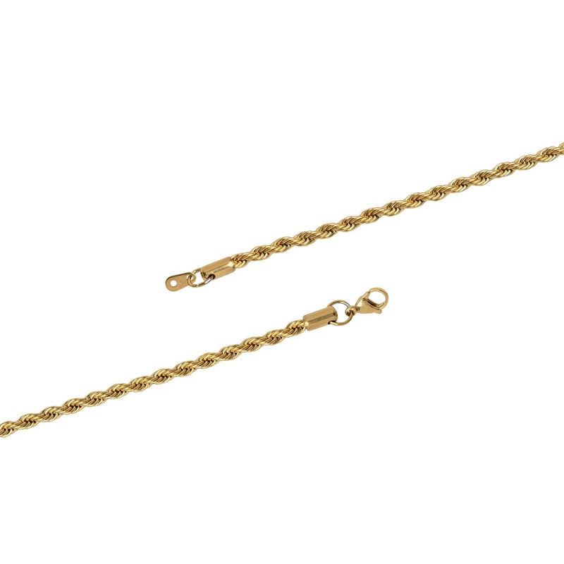 5mm Rope Chain - Gold