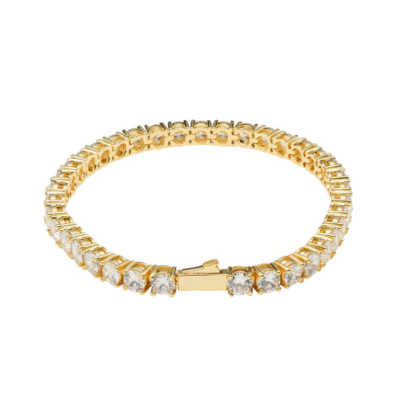 5mm Tennis Bracelet - Gold