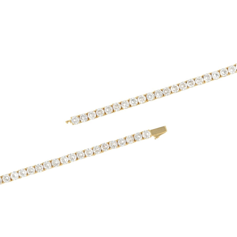 5mm Tennis Bracelet - Gold