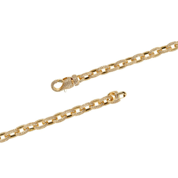 10mm Rolo Link Chain - Gold