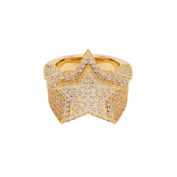 Diamond Star Ring - Gold