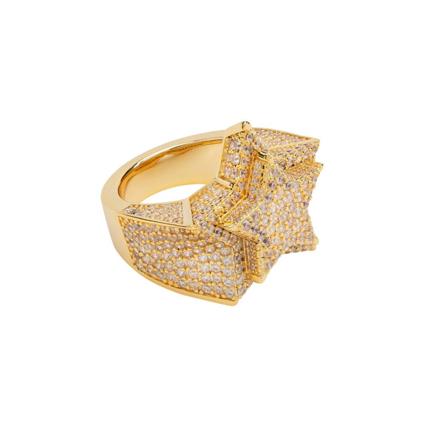 Diamond Star Ring - Gold