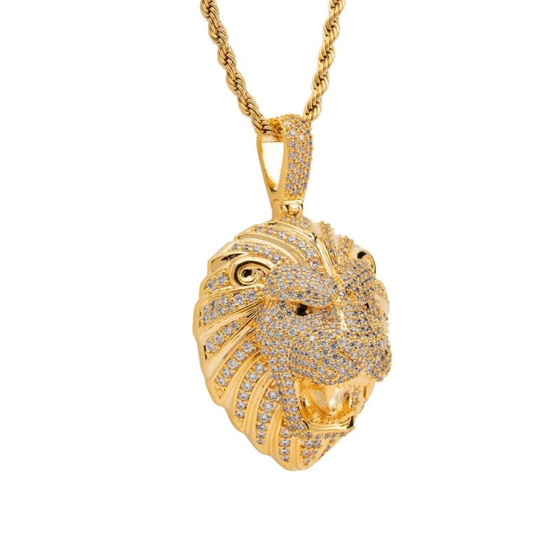 Iced Lion Pendant