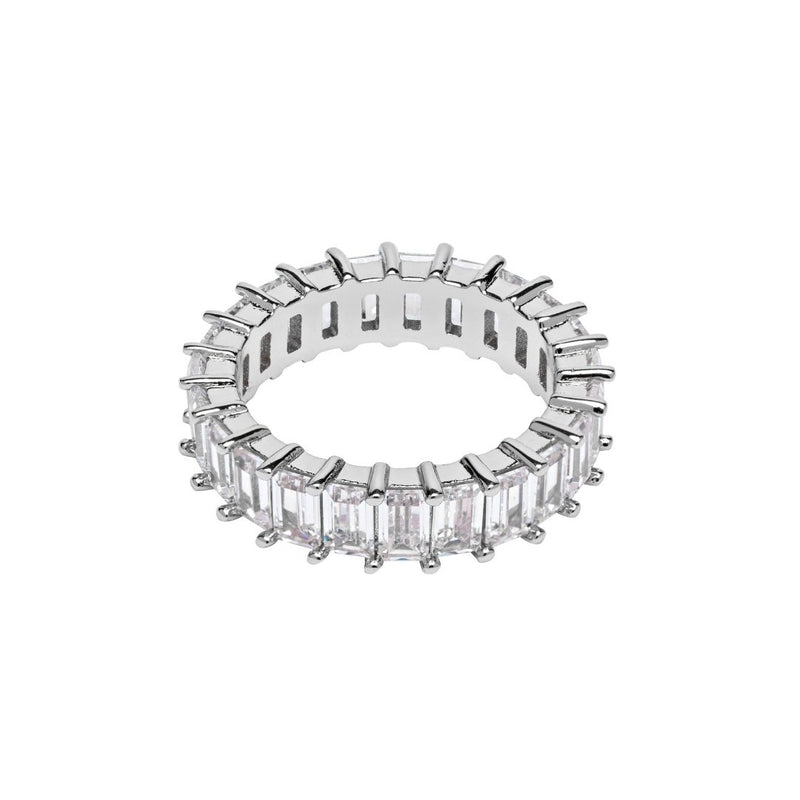 Baguette Ring - White Gold