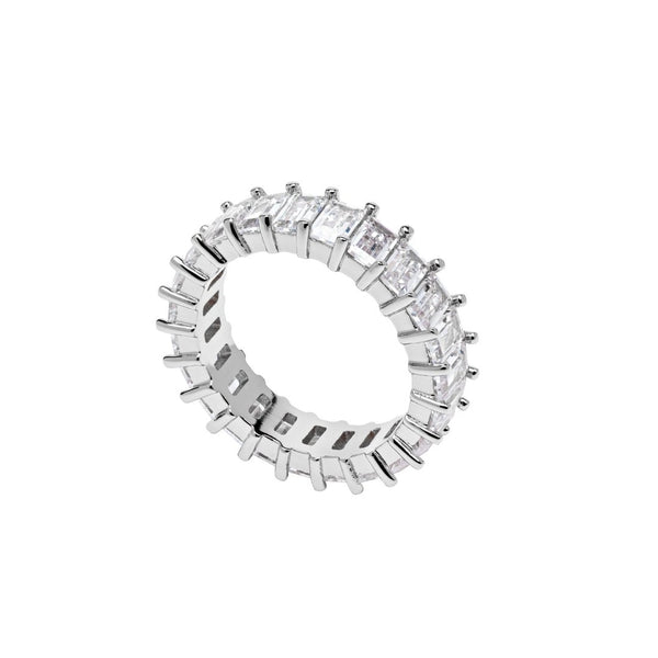 Baguette Ring - White Gold