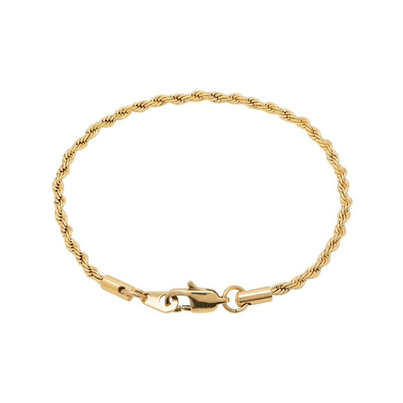 3mm Rope Bracelet - Gold