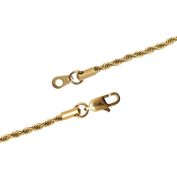 3mm Rope Bracelet - Gold